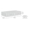 Sauder Shoal Creek Mates Bes Sw , Accommodates twin-sized mattress 411222 - alternate 4